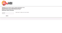 Desktop Screenshot of abextranet.com