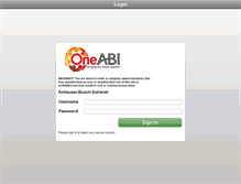 Tablet Screenshot of abextranet.com